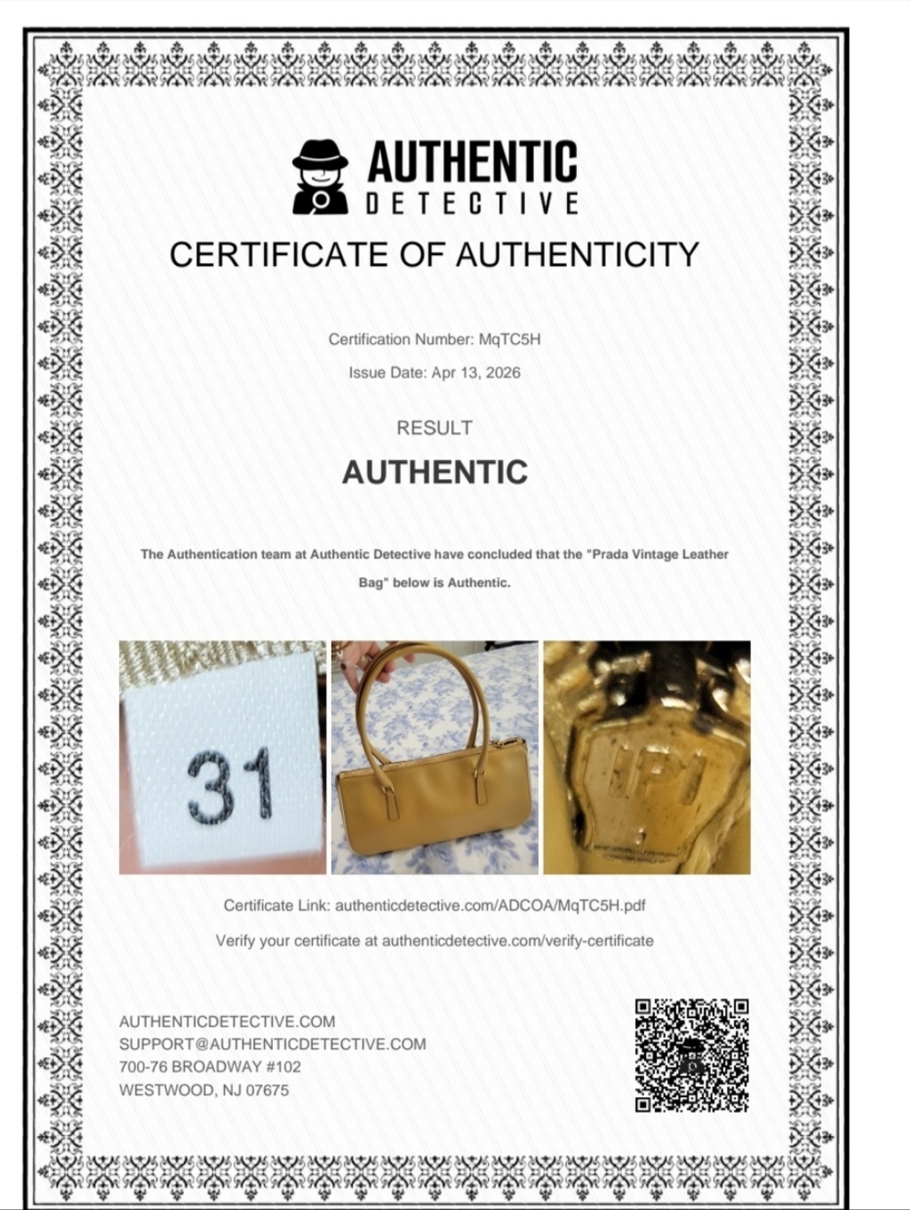 Prada Mustard Yellow Leather Handbag - Picture 16 of 16